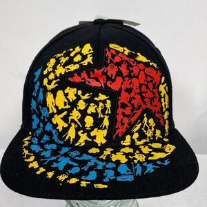 Disney 100 Years of Wonder Pixar Ball Black Snapback Hat Adults One Size NWT